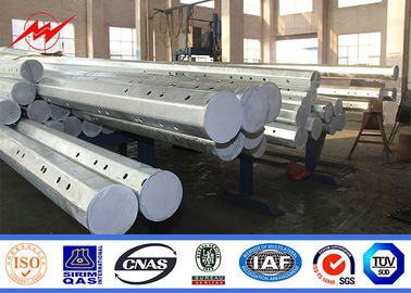 27.5m 60KN GR65 วัสดุไฟฟ้าเสาไฟฟ้าส่ง 45ft สูง 50ft