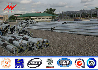เสาไฟฟ้าอเนกประสงค์สังกะสี 3 ม. 9 ม. สำหรับสายจำหน่ายไฟฟ้าภายนอก