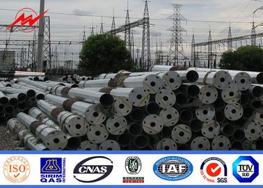 69KV 133KV 220KV แรงดันไฟฟ้าปานกลางเสาไฟฟ้าสำหรับสายการกระจาย