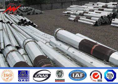 69KV 133KV 220KV แรงดันไฟฟ้าปานกลางเสาไฟฟ้าสำหรับสายการกระจาย
