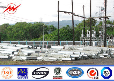 69KV 133KV 220KV แรงดันไฟฟ้าปานกลางเสาไฟฟ้าสำหรับสายการกระจาย