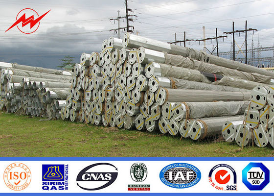 เสาไฟฟ้าอรรถประโยชน์แปดเหลี่ยมสำหรับสายจำหน่ายไฟฟ้า 69KV