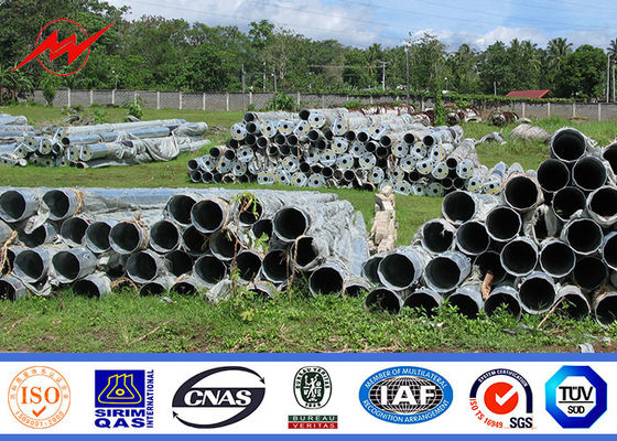 เสาไฟฟ้าอรรถประโยชน์แปดเหลี่ยมสำหรับสายจำหน่ายไฟฟ้า 69KV