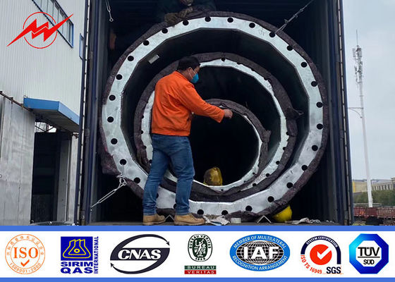 ฟิลิปปินส์ NGCP แบบดั้งเดิมเสาไฟฟ้าโมโนทาวเวอร์แบบ 27m แบบแปลน