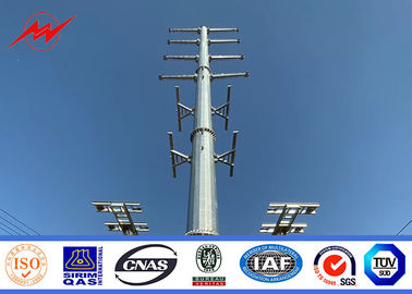 เสาเหล็กชุบสังกะสี 20-120ft สำหรับการกระจายและการส่ง