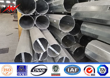 ส่งเหล็กโลหะเสาไฟฟ้า 15m 550 Dan 650 Dan 4mm / 5mm หนา