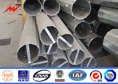 ส่งเหล็กโลหะเสาไฟฟ้า 15m 550 Dan 650 Dan 4mm / 5mm หนา