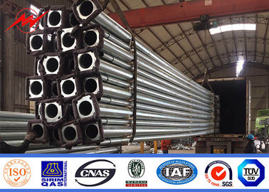 เครื่องวัดแสงอาทิตย์ ตะกอนไฟฟ้าทางถนนสี่เหลี่ยม Q235 Q345 ตะกอนไฟเหล็ก 7m 8m 9m