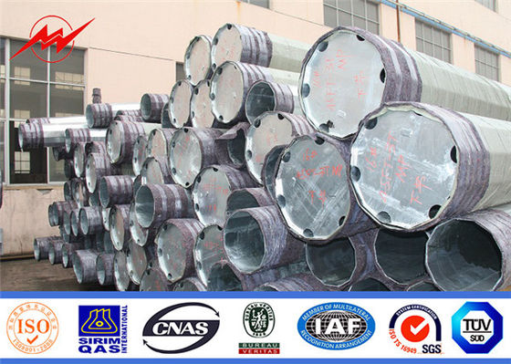 การเคลือบกัลวาไนซ์ 30 ฟุต 86 ไมครอน BV Steel Utility Pole