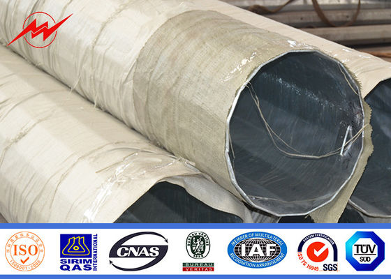 60 ฟุต 65 ฟุต Bitumen ประเภทฝังเสาเหล็กชุบสังกะสีสำหรับส่ง