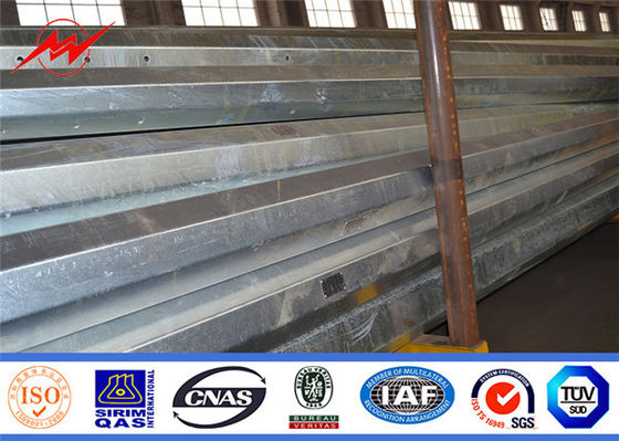 เสาไฟฟ้ายูทิลิตี้ 11kv จุ่มร้อนชุบสังกะสีแปดเหลี่ยม