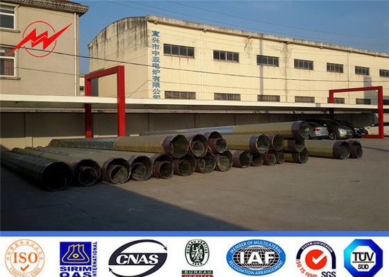 10ft Gr65 Cctv Awsd 1.1 เสาเหล็กชุบสังกะสีพร้อม Bitumen