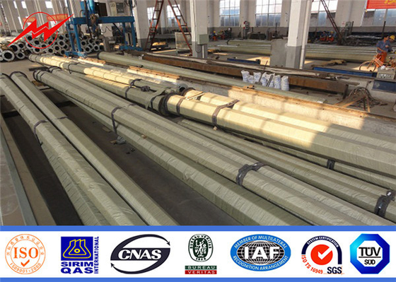 25ft เสาเหล็กชุบสังกะสีแปดเหลี่ยม Nea Standard