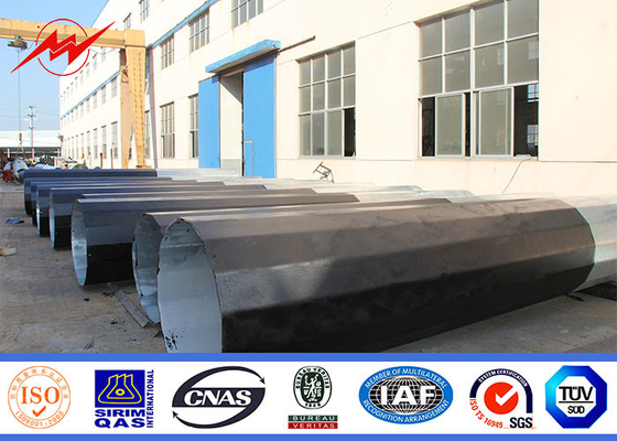 Q345 Tubular 17m 22m เสาส่งกำลังไฟฟ้า