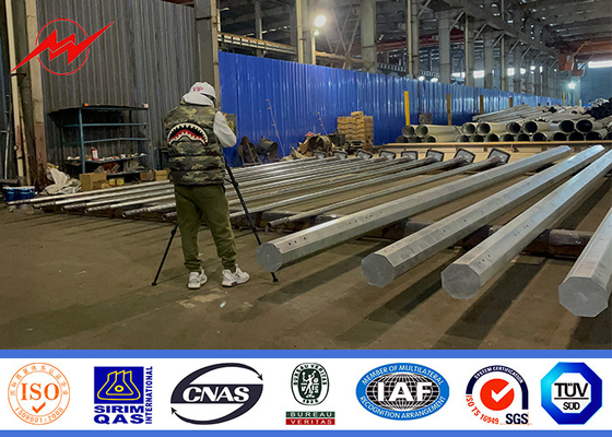 เสาไฟฟ้าเหล็กขนาด 40 ฟุต Nea Standard 500kg Metal Utility