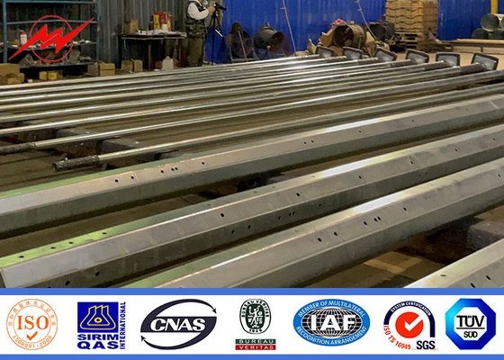 Nbsp สแตนเลส พลังงานเสาสําหรับการจัดจําหน่ายไฟฟ้ากับ Hot-dip โกลแอนไซด์ Anti- corrosion Treatmen