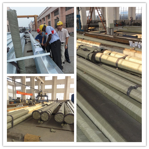 11M 13.5KNEแท่นไฟฟ้าสําหรับการติดตั้งในพื้นดินหรือแผ่นฐาน มีให้เลือกในขนาดและการทําปลายงานที่แตกต่างกัน 0