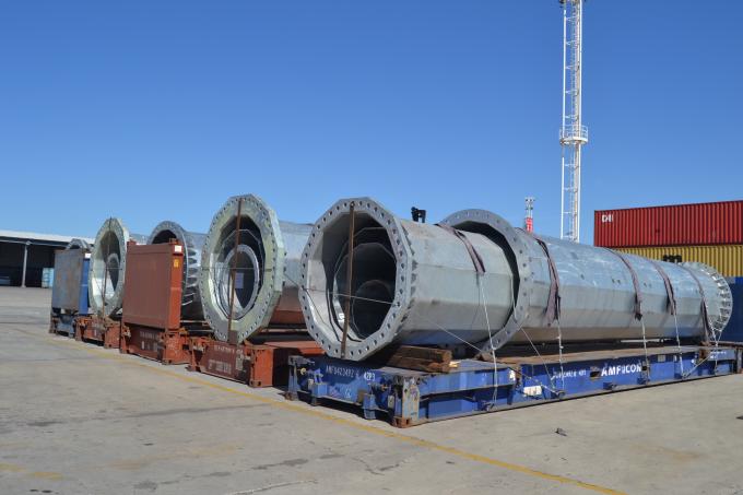 การออกแบบตามความต้องการ ตะกั่วไฟฟ้าสําหรับการส่องแสงถนน ไฟสวนสูงมีแรงต่อต้านลมสูงถึง 500 กม./ชม. 0