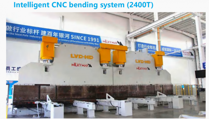 เสาไฟฟ้าอเนกประสงค์เคลือบสังกะสี 11M คลาส 4 คลาส 5 สำหรับสายจำหน่ายไฟฟ้าภายนอก 1